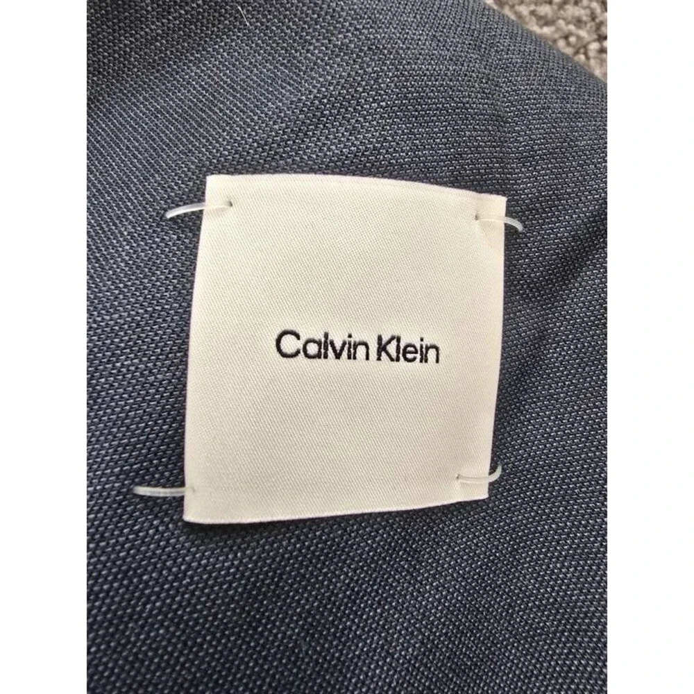 Calvin Klein Slim Fit Wool Blend Stretch Suit Separate Jacket Men's 44L Green